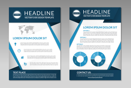 brochure flyer design layout template a4 size front and back pamphlet flyer design