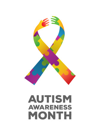 Digitally generated Autism awareness design vector Stock Vector - 38096420