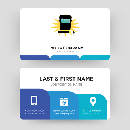 vector welding business card design template visiting for your company modern creative and clean identity card vector - Welding Business Cards vector welding business card design template visiting for your company modern creative and clean identity card vector - Welding Business Cards
