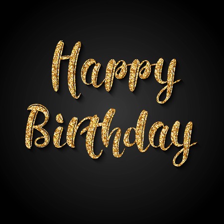 black birthday background