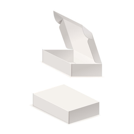 White paper boxes mockup design showcasing packaging concept enhance presentation with realistic 3d visuals