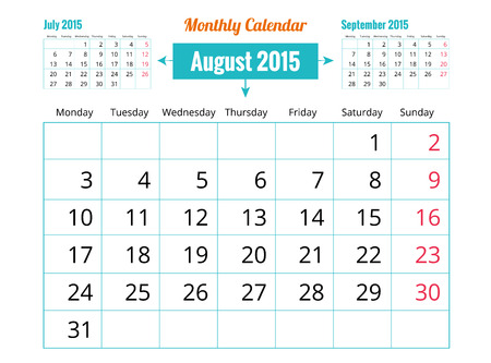 july 2015 calendar