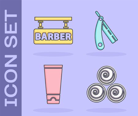 Barber shop Razor Table Blade Table Novelty Razor table Barbers end table