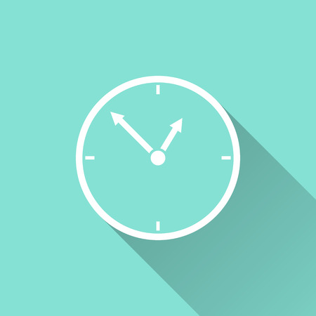 時計 緑の背景に黒のベクター アイコン のイラスト素材 ベクタ Image 時計 緑の背景に黒のベクター アイコン のイラスト素材 ベクタ Image