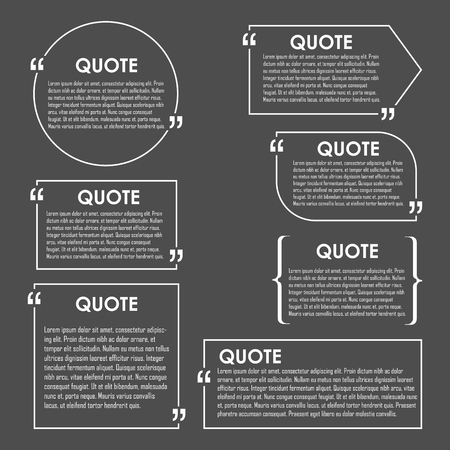 quote blank template quote bubble empty template circle business