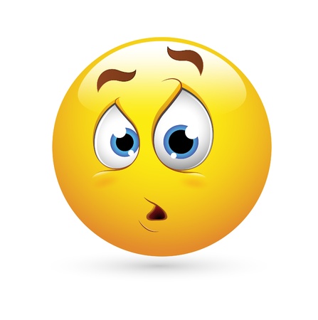 スマイリー絵文字顔動揺式のイラスト素材 ベクタ Image