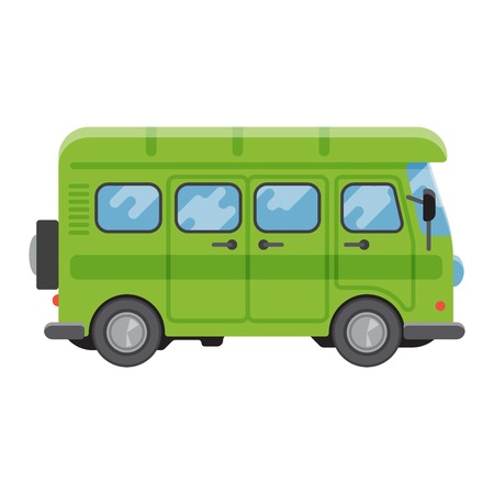 Camping Lastzug Fahrzeug Haus Stehend Vektor Natur Urlaub