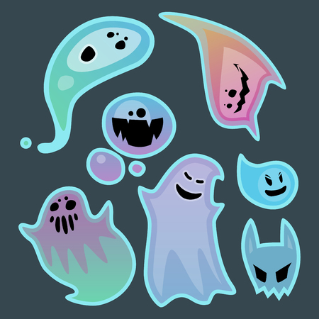 不気味な幽霊キャラ怖い休日モンスター コスチューム悪シルエット不気味なファントムの幽霊妖怪ベクトル イラストを漫画します のイラスト素材 ベクタ Image 不気味な幽霊キャラ怖い休日モンスター コスチューム悪シルエット不気味なファントムの幽霊妖怪ベクトル イラストを漫画します のイラスト素材 ベクタ Image