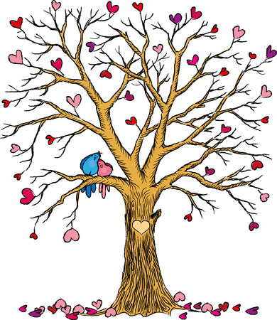 ウェディング ツリーのテンプレート の写真素材 画像素材 Image