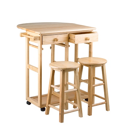 Mesa Plegable De Madera Y Mueble Con Cajones Para El área De Cocina ... Mesa Plegable De Madera Y Mueble Con Cajones Para El área De Cocina ...