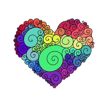 カラフルなゼンタングル花のハートスケッチと観賞聖バレンタイングリーティングカード 白い背景に花と葉のパターンを持つベクトルハートのイラスト のイラスト素材 ベクタ Image カラフルなゼンタングル花のハートスケッチと観賞聖バレンタイングリーティングカード 白い背景に花と葉のパターンを持つベクトルハートのイラスト のイラスト素材 ベクタ Image