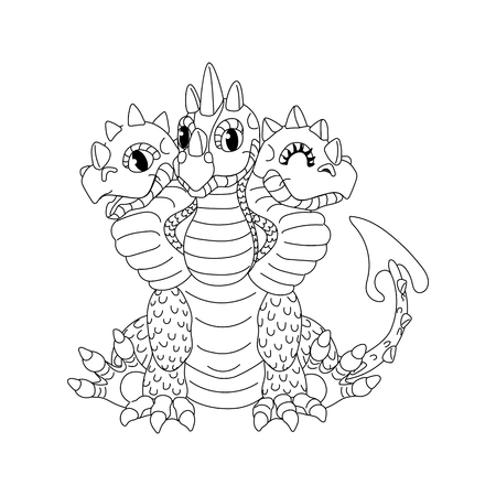 Three Headed Dragon Stock Photos And Images 123rf