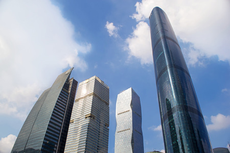 guangzhou china nov 22 2015 modern buildings modern buildings