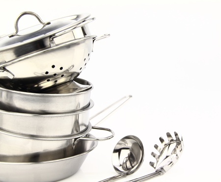 Group of stainless steel kitchenware  - 9901991