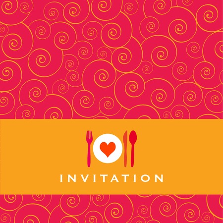 dinner invitation background