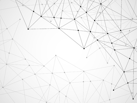 abstract geometric background with connecting dots and lines geometric background