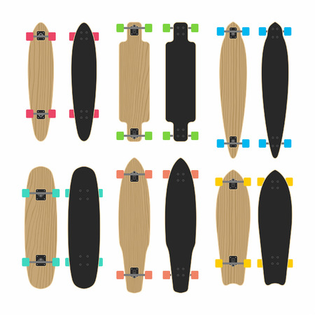 different skateboards