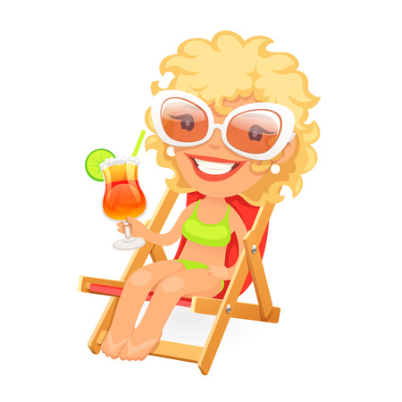 Liegestuhl Am Strand Clipart sdatec.com
