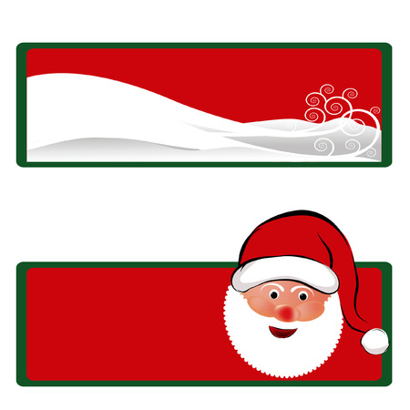 santa claus and christmas scenic holiday gift tags royalty free