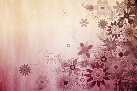 デジタル ピンクのガーリーな花柄デザインを生成 の写真素材 画像素材 Image デジタル ピンクのガーリーな花柄デザインを生成 の写真素材 画像素材 Image