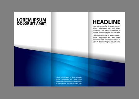 trifold layout