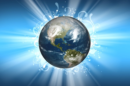 planet earth background design cool planet earth in the center