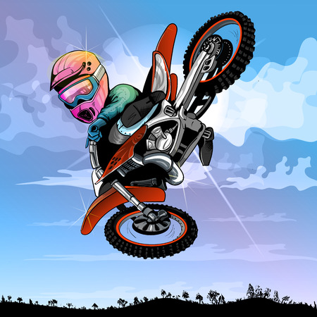 18 126 モトクロス のイラスト素材 ベクター 123rf