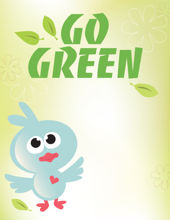 8 5x11 go green flyer template royalty free cliparts vectors and go green flyer templates