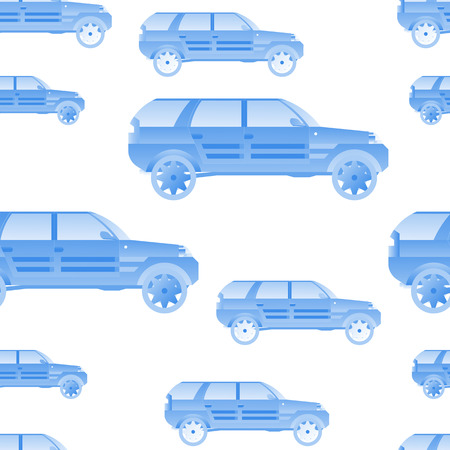 車のイラストやテキスタイルとシームレスなパターン のイラスト素材 ベクタ Image