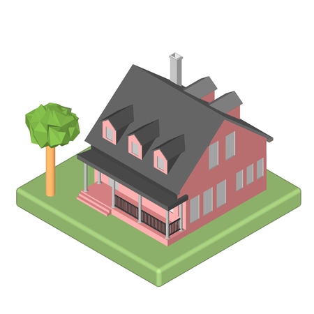 等尺性 3 D アイコンです ピクトグラム メールボックスと木の家 ベクトル イラスト Eps 10 のイラスト素材 ベクタ Image 等尺性 3 D アイコンです ピクトグラム メールボックスと木の家 ベクトル イラスト Eps 10 のイラスト素材 ベクタ Image