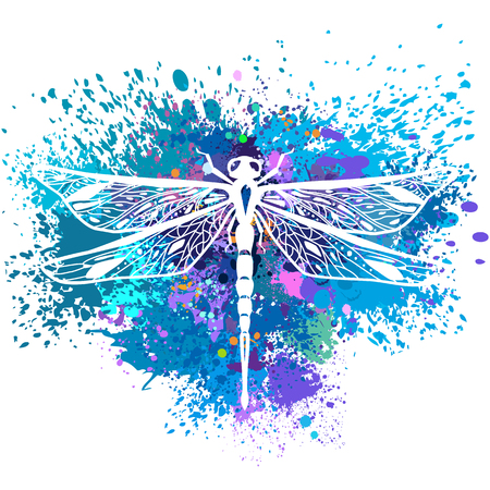 海外セレブ愛用【Pyrrha】Dragonfly 喜び軽快・虹色に輝くトンボ 久しぶりにトンボを見つけました。 羽を広げて、優雅に飛ぶ姿が