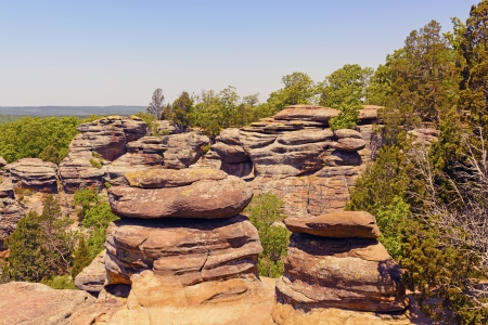 Liesegang Ringe In Den Garten Der Gotter In Shawnee National