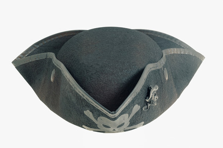 Grey pirate hat Clearance