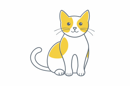Kat Tekening Vectoren, Illustraties en Clipart - 123RF, حجم الصورة 450x300