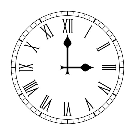 clock face template with hands