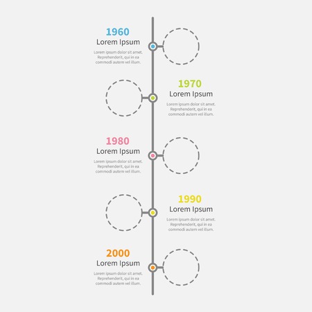 timeline vertical template