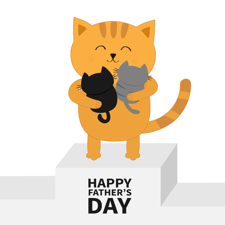 黒猫黄色目をハグの準備ができています 開いた手の足 キティは 抱擁のために達する 面白い動物 赤ちゃんカード かわいい漫画のキャラクター ペットのコレクション フラットなデザイン ホワイト バック グラウンド分離ベクトル のイラスト素材 ベクタ Image