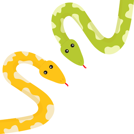 黄色緑パイソン蛇舌でセット 黄金の蛇をクロールとスポット かわいい漫画のキャラクター フラットなデザイン 白い背景 分離されました ベクトル図 のイラスト素材 ベクタ Image 6187 黄色緑パイソン蛇舌でセット 黄金の蛇をクロールとスポット かわいい漫画のキャラクター フラットなデザイン 白い背景 分離されました ベクトル図 のイラスト素材 ベクタ Image 6187