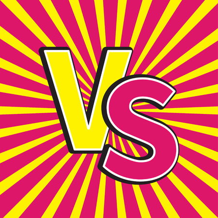 レトロ背景レイ手紙 V Sのイラスト素材 ベクタ Image