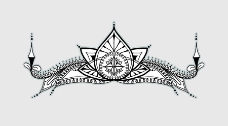 template for tattoo design with mehndi elements tattoo on her template for tattoo design with mehndi elements tattoo on her