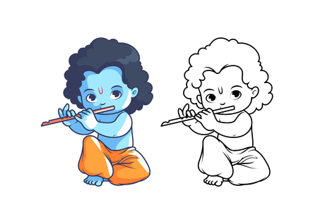 krishna cartoon stock photos & pictures. royalty free krishna ... - Baby Krishna Images Coloring Pages krishna cartoon stock photos & pictures. royalty free krishna ... - Baby Krishna Images Coloring Pages