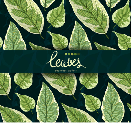 ベクトルの葉でシームレスな背景 緑の葉の現実的なパターン 植物園のテクスチャです 偉大な自然のデザイン 秋の葉 装飾的なエレガントなイラスト 枝を持つ装飾的な図は のイラスト素材 ベクタ Image ベクトルの葉でシームレスな背景 緑の葉の現実的なパターン 植物園のテクスチャです 偉大な自然のデザイン 秋の葉 装飾的なエレガントなイラスト 枝を持つ装飾的な図は のイラスト素材 ベクタ Image