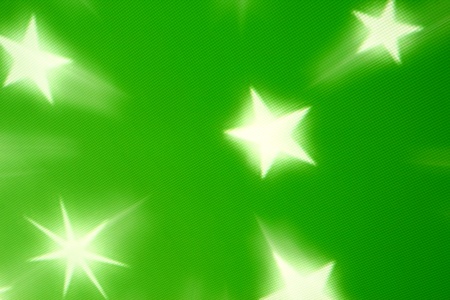 緑の星の輝きの抽象的な背景 の写真素材 画像素材 Image