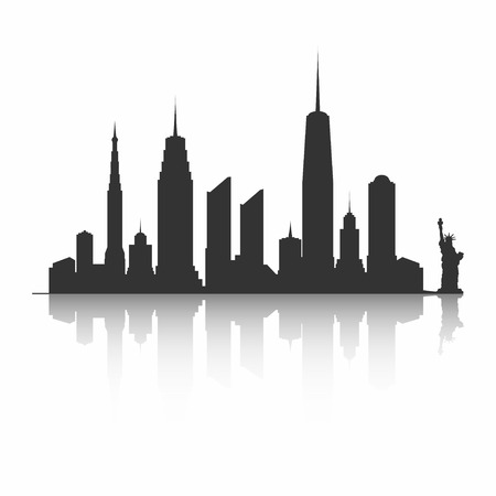 783 ny skyline stock vector illustration and royalty free ny skyline