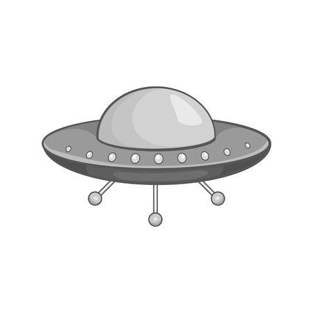 白い背景のベクトル図で黒のモノクロ スタイルで Ufo 宇宙船アイコン のイラスト素材 ベクタ Image 白い背景のベクトル図で黒のモノクロ スタイルで Ufo 宇宙船アイコン のイラスト素材 ベクタ Image