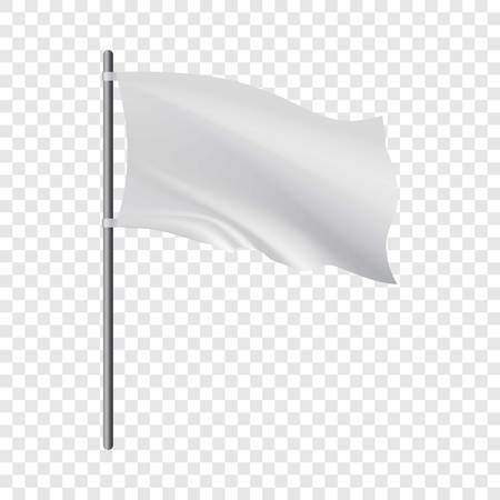 Web の風ベクトル モックアップで開発空の白い旗のリアルなイラスト Web の風ベクトル モックアップで開発空の白い旗のリアルなイラスト