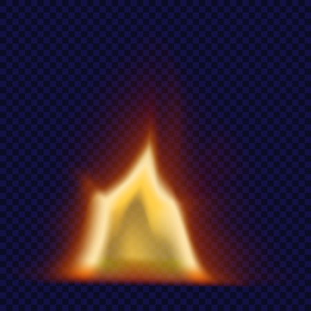 小さな火の概念の背景 Web デザインのための小さな火ベクトル概念の背景のリアルなイラスト の写真素材 画像素材 Image