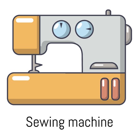 Sewing machine icon cartoon illustration of sewing machine vector icon for web