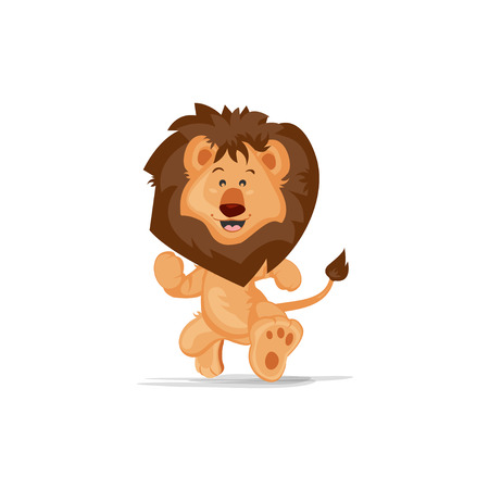 かわいいライオン キングのイラスト素材 ベクタ Image