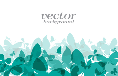 butterfly: Thiết kế bướm trên nền trắng - Vector Illustration, nền Hình minh hoạ